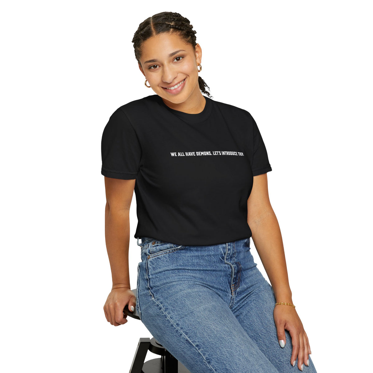 F&BPD - Nezuko Demonic Inner Strength Mental Health Tee | Demon Slayer Apparel
