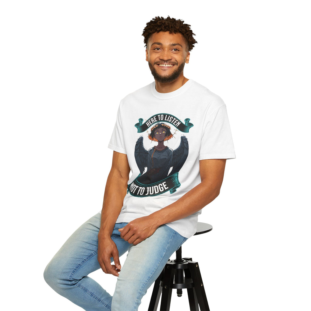 FPD - Angel Guardian Mental Health Support Tee | Inspirational Safe Space Shirt