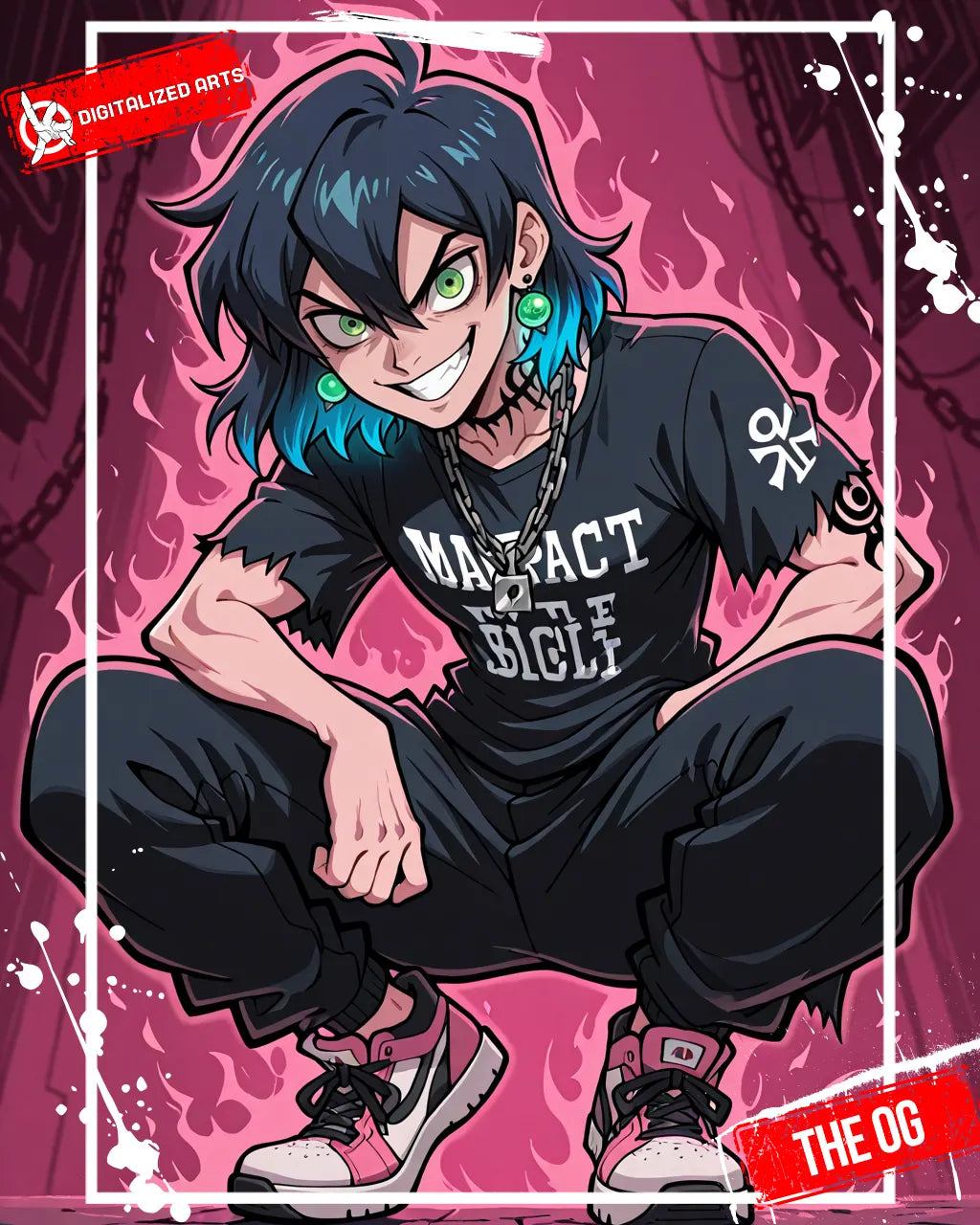 DATheOGXL-1.0 - Streetwear Poster & Urban Anime Mascot SDXL & Illustrious XL LoRA Suite