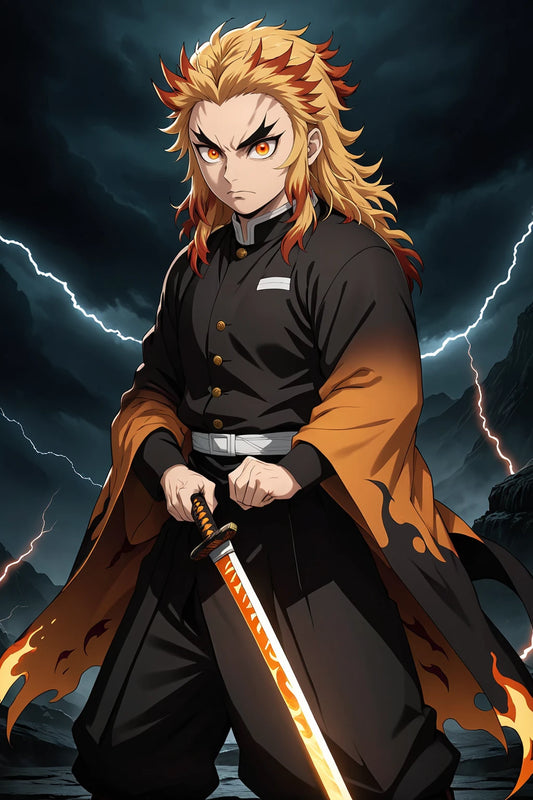 LoRA: NotRengo - Professional Hyper-Realistic Flame Warrior