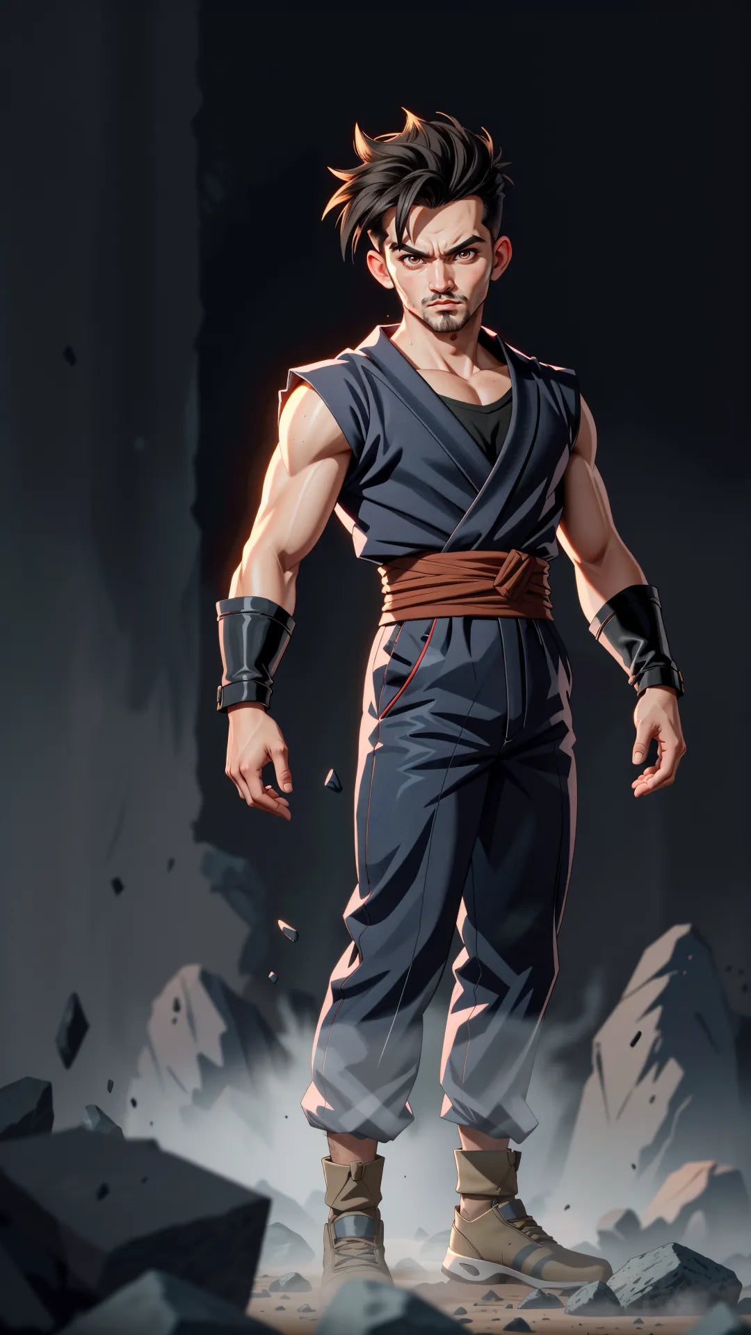 Custom anime-style character art transformation using A.I. technology.