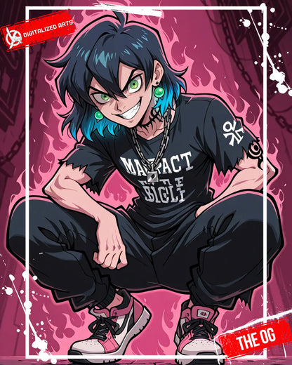 DATheOGXL-1.0 - Streetwear Poster & Urban Anime Mascot SDXL & Illustrious XL LoRA Suite