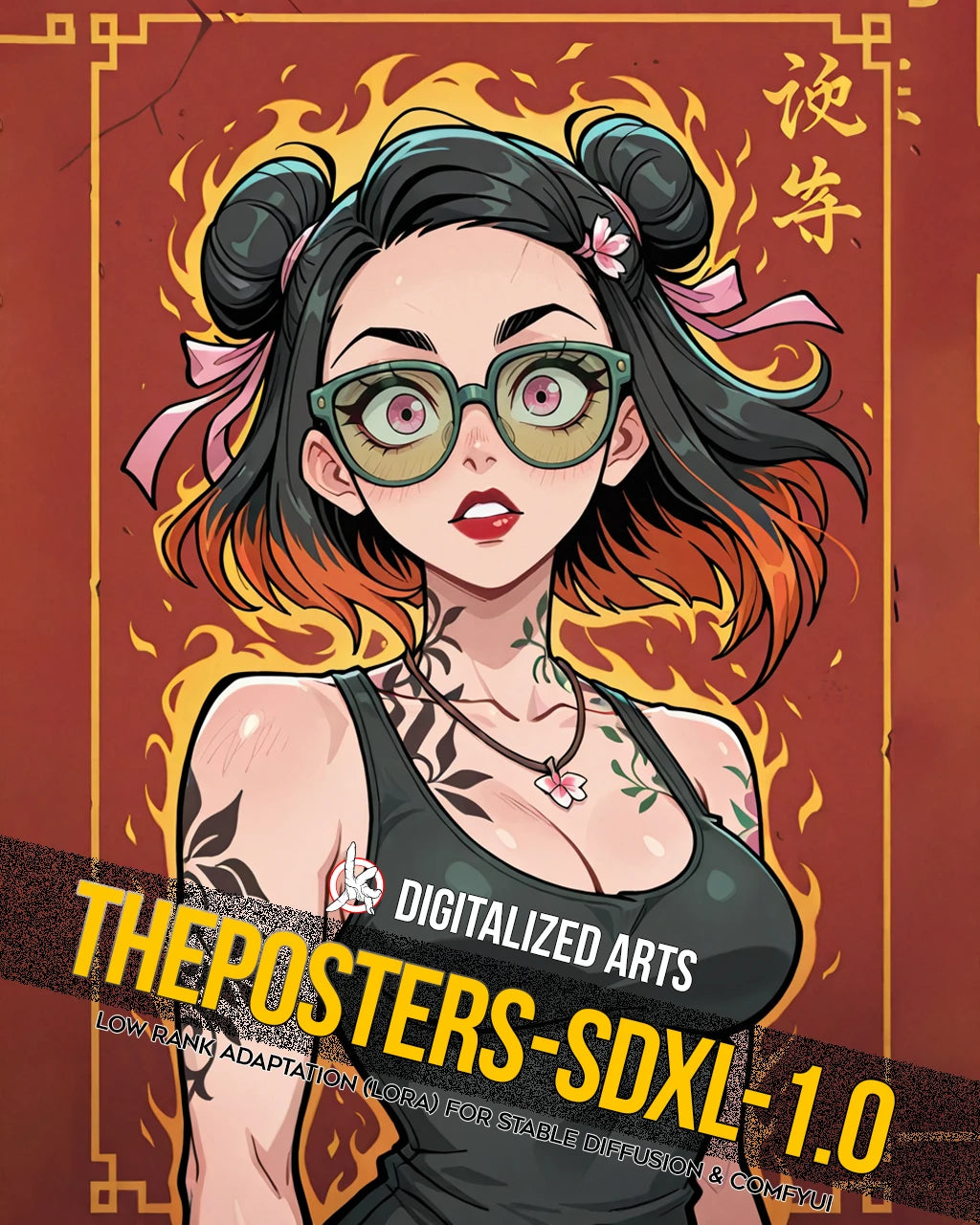 DAPostersXL - Ultimate Graphic Poster & Anime Aesthetic LoRA Suite (v1.0 - v7.0)