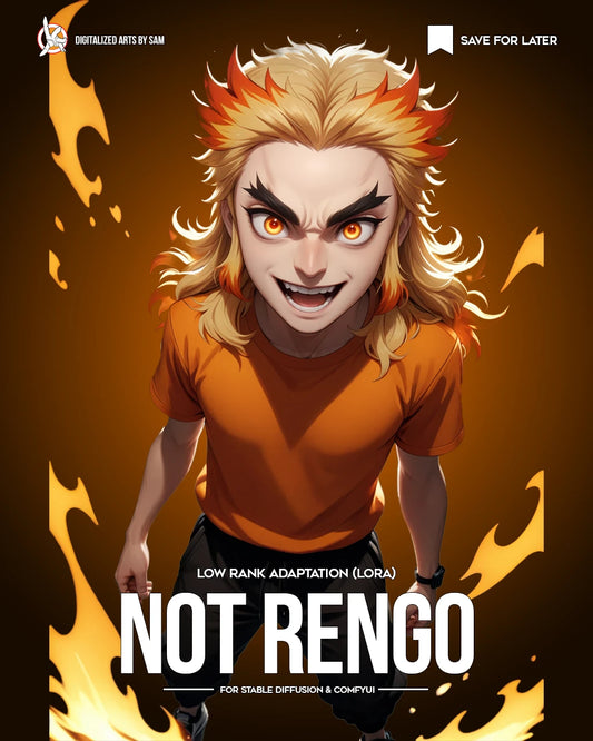 LoRA: NotRengo - Professional Hyper-Realistic Flame Warrior