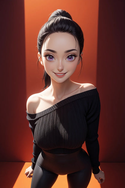 LoRA : DABSheNotSuru - Stratège Kunoichi Hyper-réaliste Professionnelle