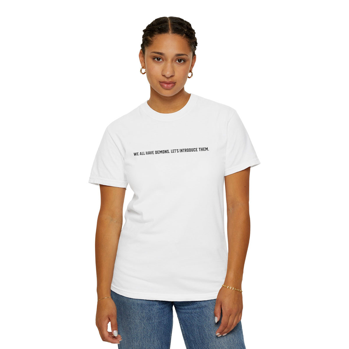 F&BPD - Nezuko Demonic Inner Strength Mental Health Tee | Demon Slayer Apparel