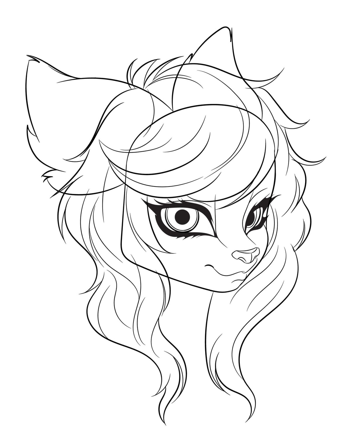 Line Art - Furries Model 6